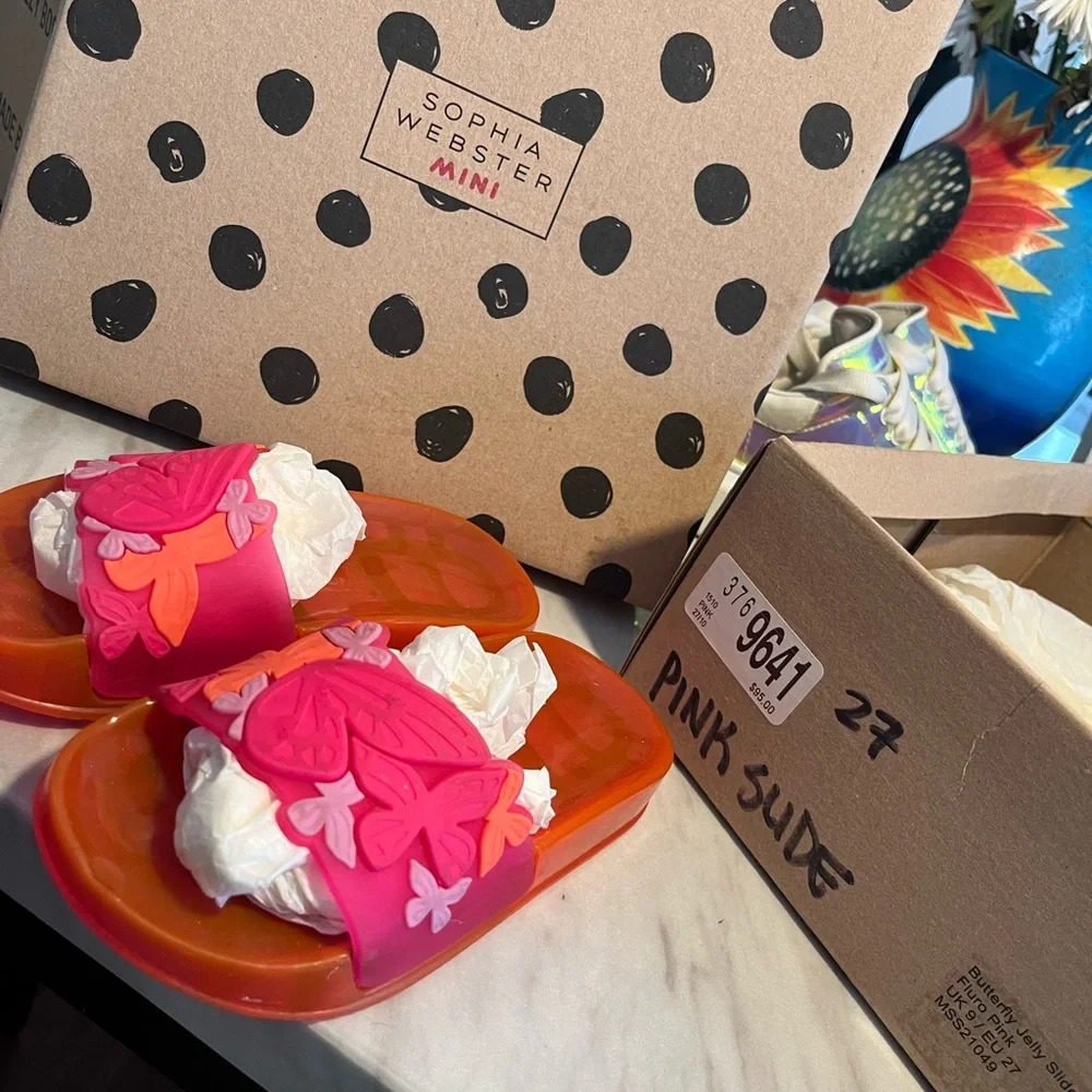 Sophia Webster little girl slides - Picture 1 of 2